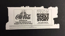 Load image into Gallery viewer, 1996 1st Game In Tampa Bay Lightning New Arena Hockey Ticket Vs Rangers Gretzky