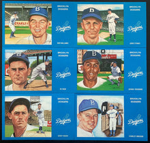 Load image into Gallery viewer, Brooklyn Dodgers MLB Baseball Series No 2 Set Of 12 Postcards Rosen Williams +