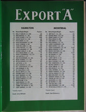 Load image into Gallery viewer, 1972 Ivor Wynne Stadium CFL Program Montreal vs Hamilton Signed Angelo Mosca