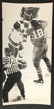 Load image into Gallery viewer, 1960's NHL Hockey Press Photo Serge Savard Hall Of Famer Picture Fighting