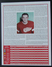 Load image into Gallery viewer, Vintage NHL Detroit Red Wings Hall Of Famer Ted Lindsay Autographed Promo Photo