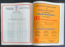 Load image into Gallery viewer, 1979 Edmonton Coliseum NHL Hockey Program WHA Championship Avco Cup Final Game 5