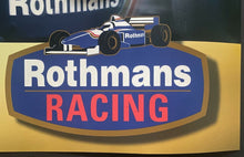 Load image into Gallery viewer, 1997 Season F1 World Champion Driver Jacques Villeneuve Poster Rothmans Renault
