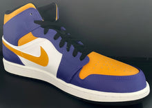 Load image into Gallery viewer, Air Jordan 1 Mid Size 13 Nike Dark Concord  Taxi-White-Black DQ8426-517
