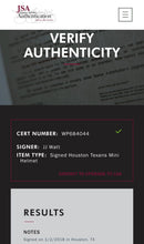 Load image into Gallery viewer, JJ Watt Autographed Houston Texans Blaze Signed Football Mini Helmet NFL COA