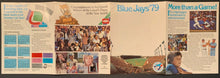 Load image into Gallery viewer, 1979 Toronto Blue Jays Vintage Season Ticket Fold-Out Brochure MLB Baseball