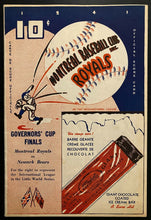 Load image into Gallery viewer, 1941 International League Baseball Finals Program Montreal Royals v Newark Bears