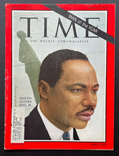 Load image into Gallery viewer, 1964 Time Magazine Martin Luther Kings Man Of The Year Front Cover Original