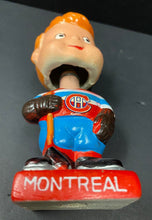 Load image into Gallery viewer, 1962 Montreal Canadiens Mini Bobblehead Nodder Vintage NHL Hockey Original Box