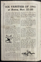 Load image into Gallery viewer, 1939 Rare Vintage AHL Hockey Game Program New Haven Eagles Springfield Indians