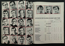Load image into Gallery viewer, 1976 USSR vs NHL Hockey Series Program Boston Garden Soviet Red Army vs Bruins