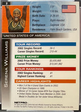 Load image into Gallery viewer, 2003 NetPro #2 Serena Williams International Series PSA 9 MINT Tennis Card