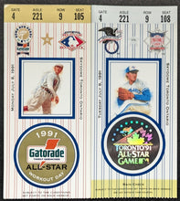 Load image into Gallery viewer, 1991 MLB All Star Game + Home Run Derby @ Blue Jays SkyDome Vintage Tickets