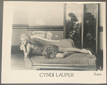 Load image into Gallery viewer, Cyndi Lauper Portrait Records Promotional Photo Publicity Celebrity Music VTG