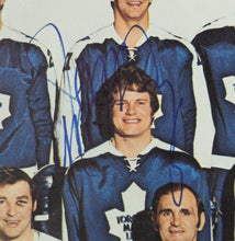 Load image into Gallery viewer, 1970/71 Toronto Maple Leaf Autographed Team Photo Signed x7 NHL Keon HOF JSA