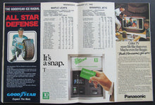 Load image into Gallery viewer, 1982 Maple Leaf Gardens 50th Anniversary NHL Program Toronto Leafs Winnipeg Jets