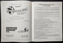 Load image into Gallery viewer, 1980 Wayne Gretzky + Bobby Orr Same Lineup Hockey Game Program Winnipeg Arena