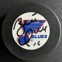Load image into Gallery viewer, Brett Hull Signed NHL St Louis Blues Autographed Sports Hockey Puck Hall of Fame