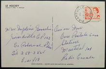 Load image into Gallery viewer, 1960's Montreal Canadiens NHL Hockey Postcard Vintage La Joie De Vivre