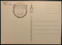 Load image into Gallery viewer, 1980 Summer Olympics Field Hockey Unused Ticket + Postcard Moscow Russia Vintage