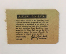 Load image into Gallery viewer, 1978 Montreal Expos Spring Training Baseball MLB Vs Minnesota Twins Plus Ticket