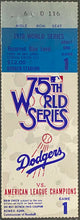 Load image into Gallery viewer, 1978 World Series Game 1 Ticket Stub Dodger Stadium LA Yankees iCert Authentic