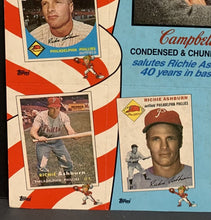Load image into Gallery viewer, 1988 Richie Ashburn HOFer Autographed Campbell's Soup Topps Baseball Uncut Sheet