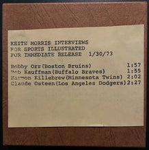 Load image into Gallery viewer, 1973 Sports Illustrated Reel Tape Interview NHL Bobby Orr MLB Harmon Killebrew