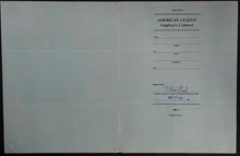 Load image into Gallery viewer, 1982 Dick Groch Employment Contract Signed New York Yankees Scout VTG MLB