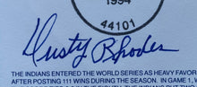 Load image into Gallery viewer, Dusty Rhodes Autographed First Day Cover Signed 1946 World Series Baseball COA