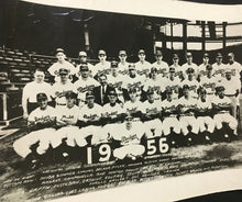 Load image into Gallery viewer, 1956 MLB Baseball Brooklyn Dodgers Team Photo Sandy Koufax Jackie Robinson Rare