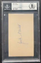 Load image into Gallery viewer, Early Wynn Autographed Signed Index Card Beckett Slabbed Authenticated MLB HOF