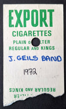 Load image into Gallery viewer, 1972 Yes + J.Geils Band Concert Ticket Stub Toronto Maple Leaf Gardens Music VTG