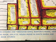 Load image into Gallery viewer, 1969 Led Zeppelin Jethro Tull Santa Barbara Fairgrounds Concert Poster Salzer