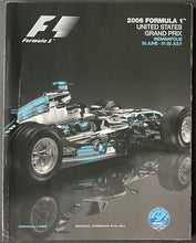 Load image into Gallery viewer, 2006 Indianapolis Speedway US Grand Prix Ticket + Program Michael Schmacher Wins