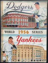Load image into Gallery viewer, 1956 World Series Program Brooklyn Dodgers Home Games 1 2 6 7 New York Yankees