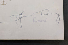 Load image into Gallery viewer, Katharine Hepburn Autographed Signed Cruise Album R.M.S Queen Mary Vintage JSA