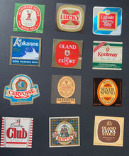 Load image into Gallery viewer, Circa 1980's Vintage Set of 30 Labatt Beer Bottle Labels in Original Envelope