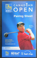Load image into Gallery viewer, 2008 Canadian Open Golf Program Pairing Booklet + Round 4 Daily Sheet + Ticket