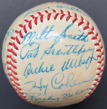 Load image into Gallery viewer, 1958 Toronto Maple Leafs Baseball Team Signed Ball Autographed x19 MILB LOA