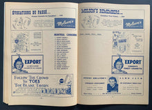 Load image into Gallery viewer, 1950 Montreal Forum Hockey Program Canadiens Shutout Detroit Red Wings 2-0