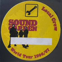 Load image into Gallery viewer, 1996/97 Soundgarden World Tour Local Crew Concert Pass Chris Cornell iCert Music