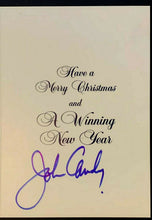 Load image into Gallery viewer, 1991 John Candy Signed Christmas Card + Photo Autographed Toronto Argonauts JSA