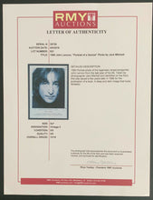 Load image into Gallery viewer, 1980 John Lennon Portrait Of A Genius Photo Jack Mitchell Original Beatles LOA