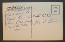 Load image into Gallery viewer, 1940's Ohio State Stadium Columbus Football Posted Postcard Vintage
