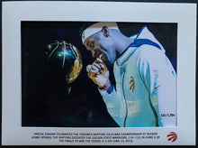 Load image into Gallery viewer, 2019 Toronto Raptors Champions Team Issued NBA Basketball Photo Pascal Siakam