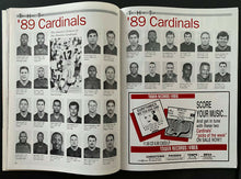 Load image into Gallery viewer, 1989 Sun Devil Stadium Phoenix Cardinals NFL Program + Ticket vs Redskins