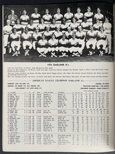 Load image into Gallery viewer, 1972 Cincinnati Reds vs. Oakland Athletics World Series Program Baseball VTG MLB