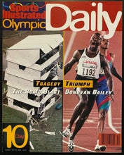 Load image into Gallery viewer, 1996 Summer Olympics Day Ten Program Atlanta Georgia Donovan Bailey World Record