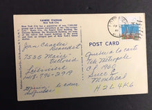 Load image into Gallery viewer, 1940 Yankee Stadium Vintage Postcard New York Baseball Largest Ballpark In USA